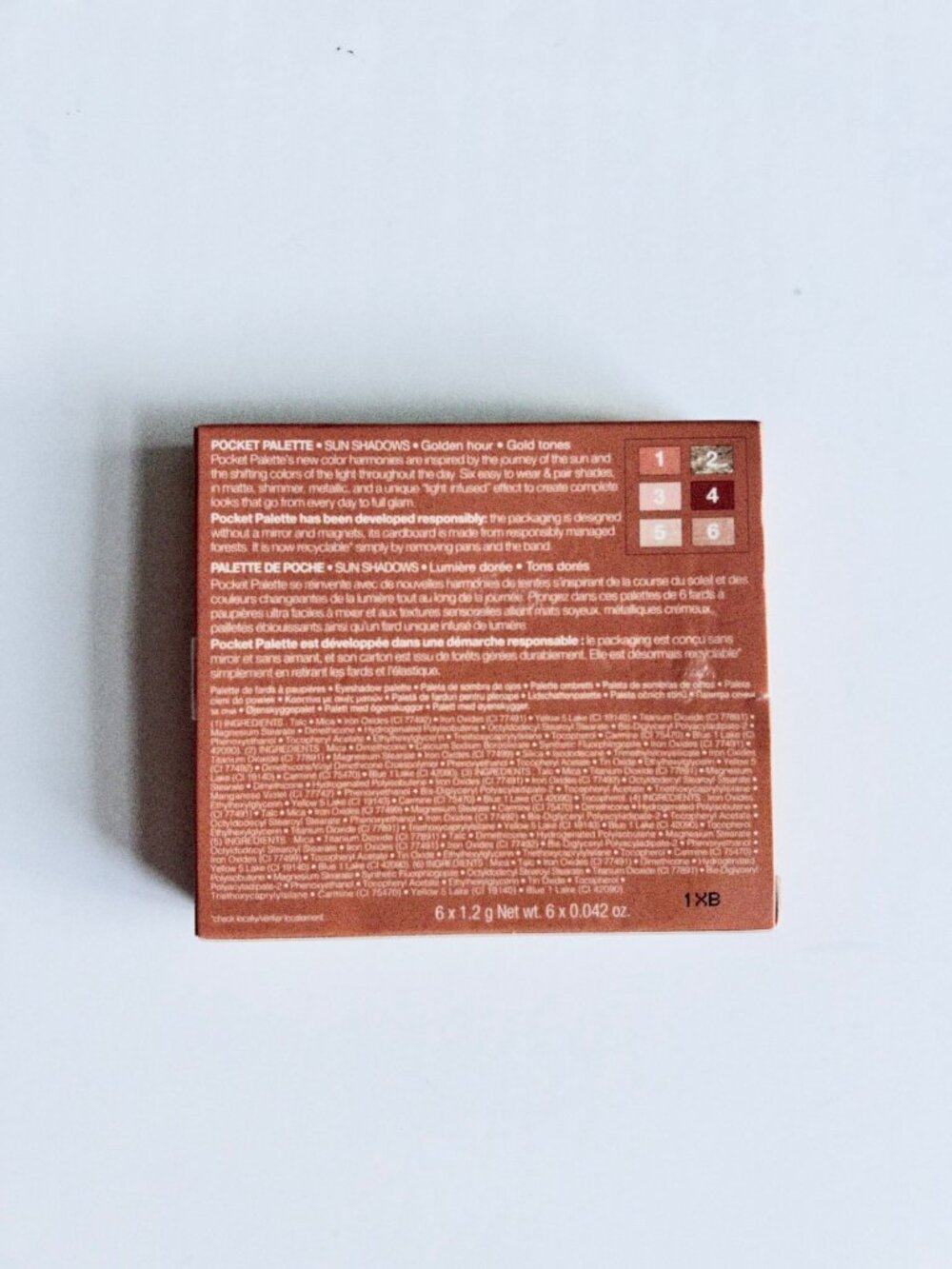Sephora Pocket Palette Sun Shadows Golden Hour 6 Eyeshadow Palette New Sealed - Picture 6 of 10